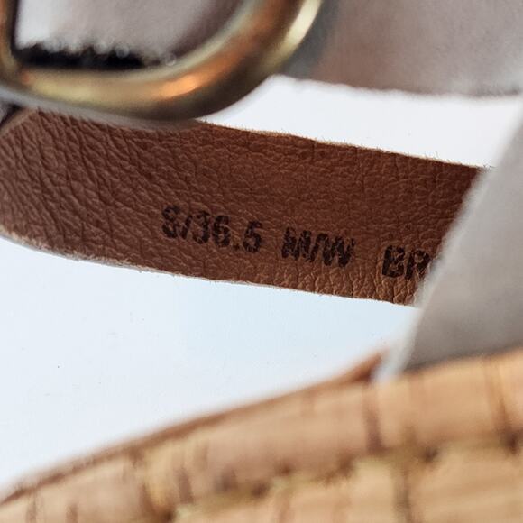 Born Blue Gray Leather Strap Sandals - Picture 10 of 10